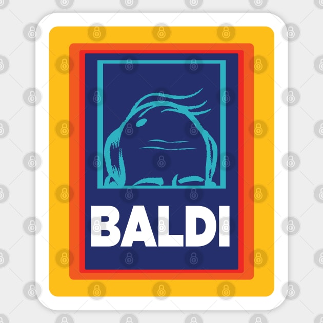 Baldi Sticker by Alema Art